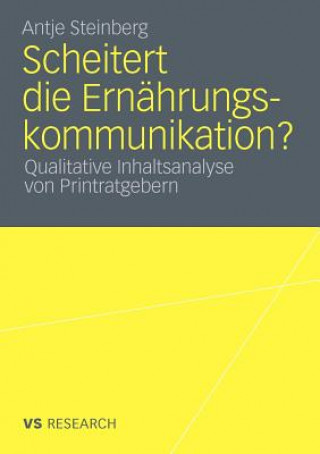 Kniha Scheitert Die Ernahrungskommunikation? Antje Steinberg