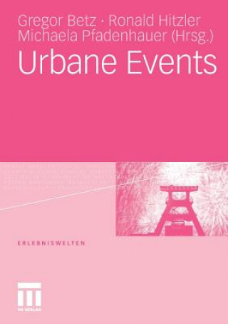 Kniha Urbane Events Gregor Betz