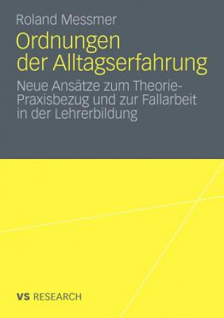 Buch Ordnungen Der Alltagserfahrung Roland Messmer