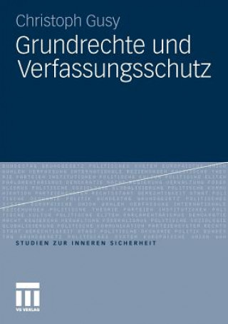 Book Grundrechte Und Verfassungsschutz Christoph Gusy