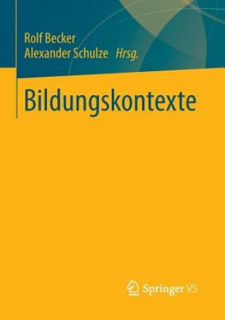 Kniha Bildungskontexte Rolf Becker