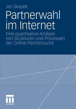 Buch Partnerwahl Im Internet Jan Skopek