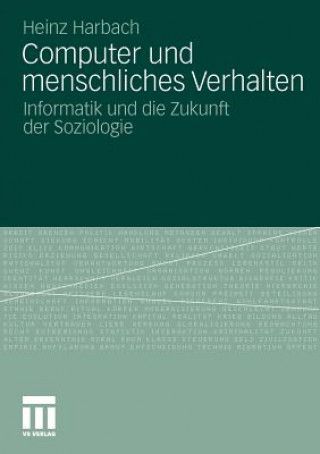 Knjiga Computer Und Menschliches Verhalten Heinz Harbach