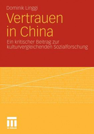 Könyv Vertrauen in China Dominik Linggi