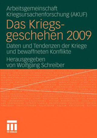 Kniha Das Kriegsgeschehen 2009 Wolfgang Schreiber