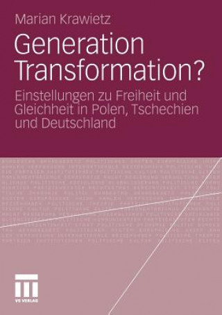 Książka Generation Transformation? Marian Krawietz
