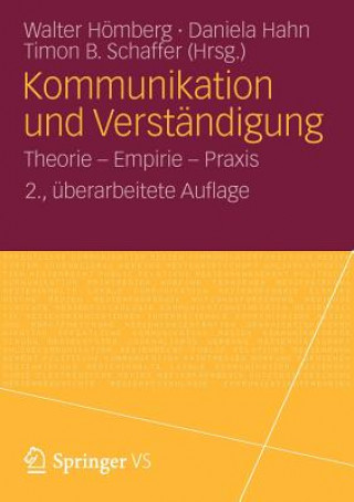 Kniha Kommunikation Und Verst ndigung Walter Hömberg