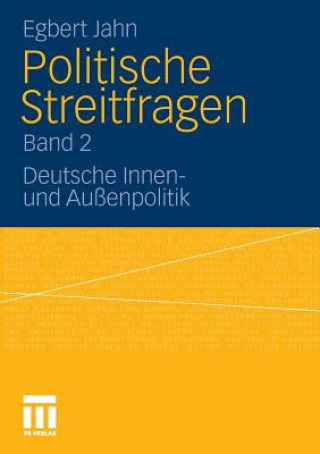 Libro Politische Streitfragen Egbert Jahn