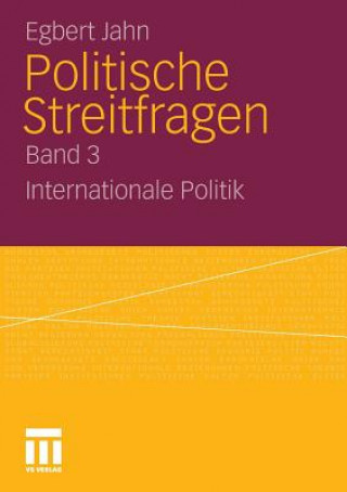 Buch Politische Streitfragen Egbert Jahn