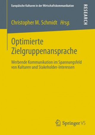 Книга Optimierte Zielgruppenansprache Christopher M. Schmidt