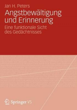 Buch Angstbewaltigung und Erinnerung Jan H. Peters