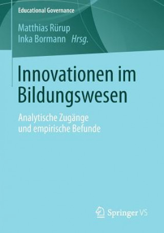 Könyv Innovationen Im Bildungswesen Matthias Rürup