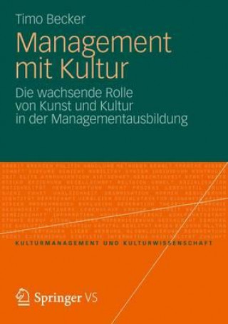 Kniha Management Mit Kultur Timo Becker