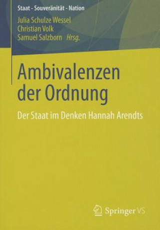 Carte Ambivalenzen der Ordnung Julia Schulze Wessel