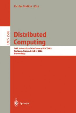 Книга Distributed Computing Dahlia Malkhi