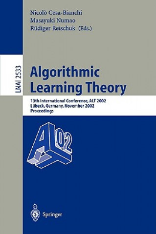 Βιβλίο Algorithmic Learning Theory Nicol