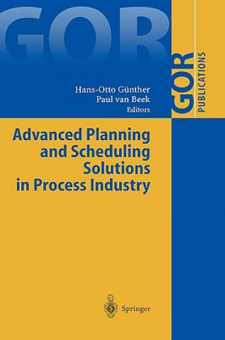 Kniha Advanced Planning and Scheduling Solutions in Process Industry Hans-Otto Günther