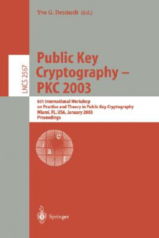 Libro Public Key Cryptography - PKC 2003 Yvo Desmedt