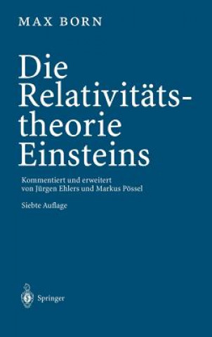 Könyv Die Relativit tstheorie Einsteins Max Born
