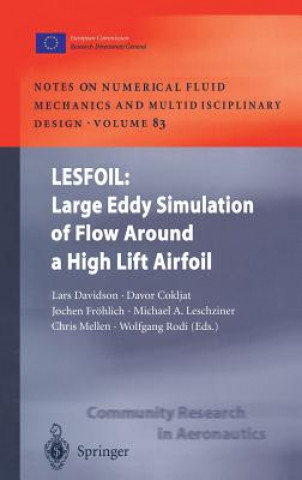 Kniha LESFOIL: Large Eddy Simulation of Flow Around a High Lift Airfoil Lars Davidson