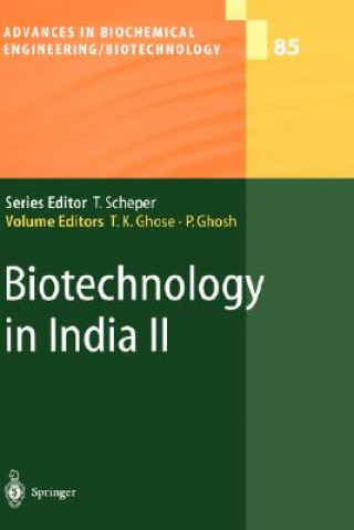 Książka Biotechnology in India II Tarun K. Ghose