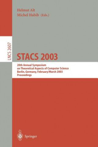 Kniha STACS 2003 Helmut Alt