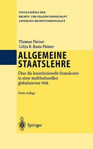 Könyv Allgemeine Staatslehre Thomas Fleiner