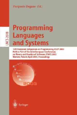 Kniha Programming Languages and Systems Pierpaolo Degano