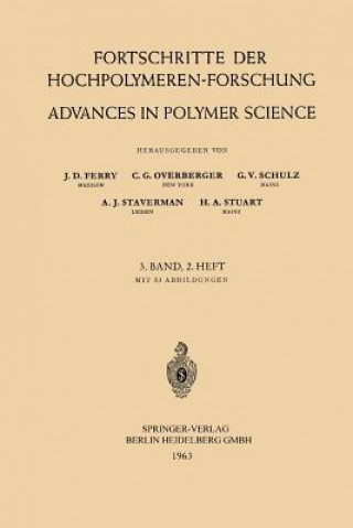Carte Fortschritte der Hochpolymeren-Forschung / Advances in Polymer Science J. D. Ferry