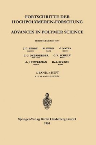 Carte Advances in Polymer Science / Fortschritte Der Hochpolymeren-Forschung J. D. Ferry