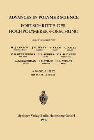 Книга Advances in Polymer Science / Fortschritte der Hochpolymeren-Forschung H. J. Cantow