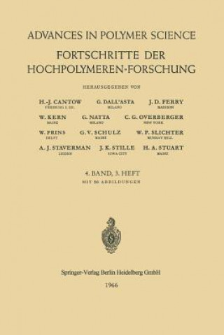 Könyv Fortschritte der Hochpolymeren-Forschung H. J. Cantow