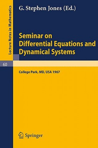 Kniha Seminar on Differential Equations and Dynamical Systems G. S. Jones