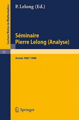 Carte Séminaire Pierre Lelong (Analyse). Année 1967-1968 A. Dold