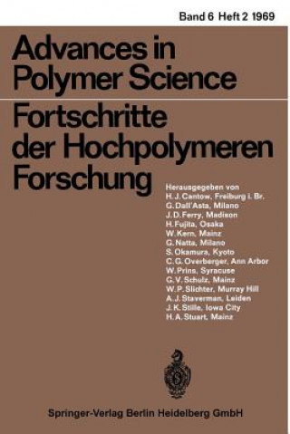 Książka Fortschritte der Hochpolymeren-Forschung H. J. Cantow