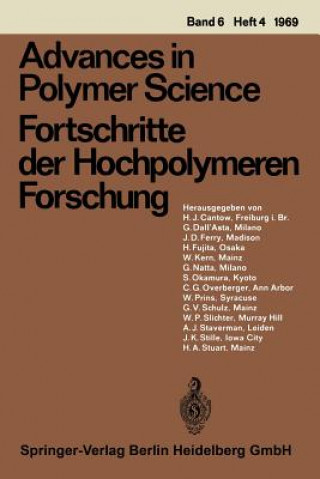 Carte Advances in Polymer Science / Fortschritte Der Hochpolymeren Forschung G. Henrici-Olive