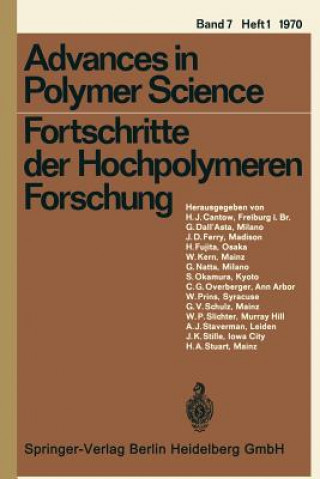 Buch Fortschritte der Hochpolymeren Forschung H. J. Cantow