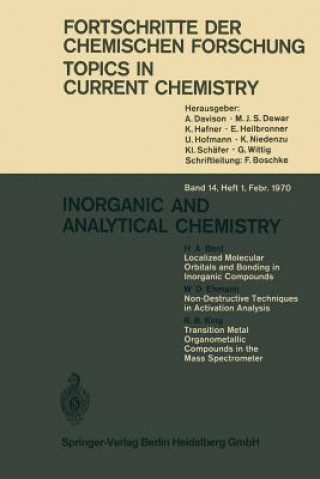 Kniha Inorganic and Analytical Chemistry H. A. Bent