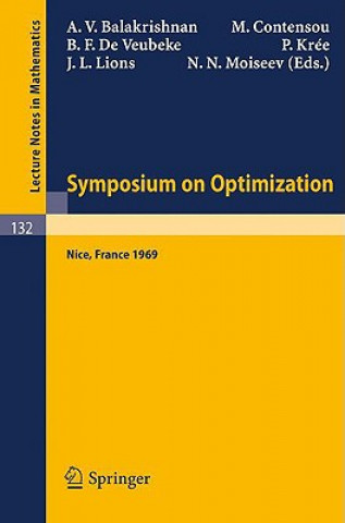 Könyv Symposium on Optimization A. V. Balakrishnan