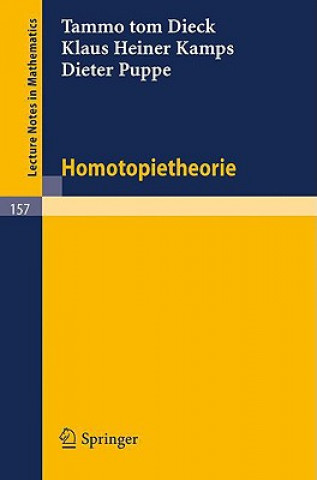 Kniha Homotopietheorie Tammo tom Dieck