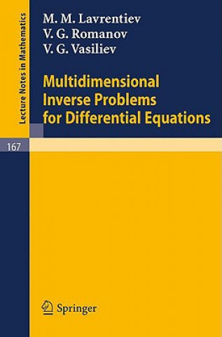 Kniha Multidimensional Inverse Problems for Differential Equations M. M. Lavrentiev
