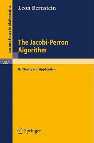 Knjiga The Jacobi-Perron Algorithm L. Bernstein
