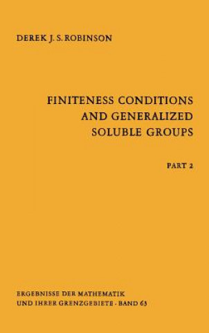Carte Finiteness Conditions and Generalized Soluble Groups Derek J. S. Robinson