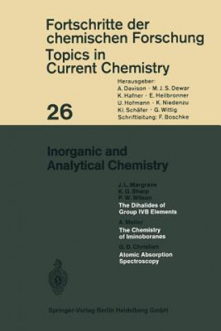 Libro Inorganic and Analytical Chemistry J. L. Margrave