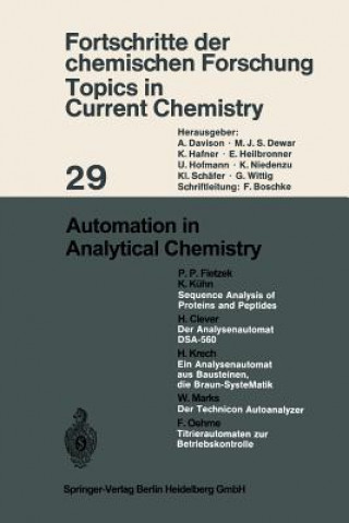 Książka Automation in Analytical Chemistry P. P. Fietzek