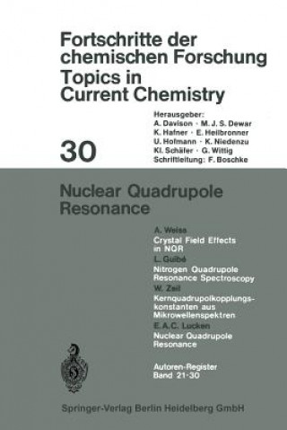 Książka Nuclear Quadrupole Resonance E. A. C. Lucken