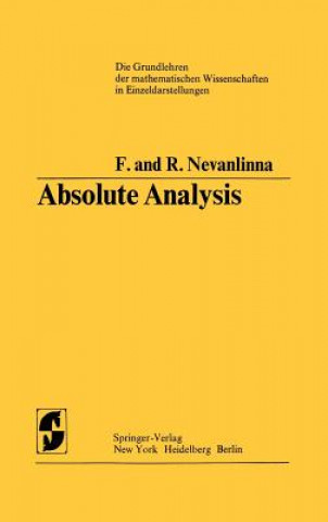 Книга Absolute Analysis Frithjof Nevanlinna