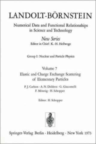 Книга Elastic and Charge Exchange Scattering of Elementary Particles / Elastische und Ladungsaustausch-Streuung von Elementarteilchen P.J. Carlson