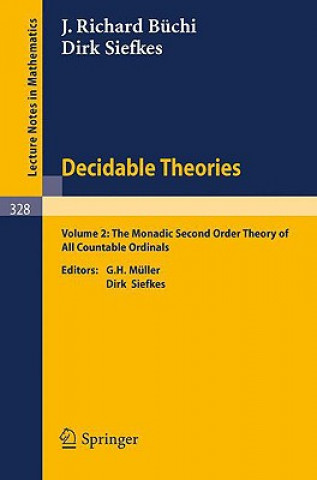 Книга Decidable Theories J.R. Büchi