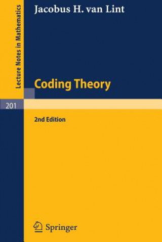 Kniha Coding Theory J. H. van Lint